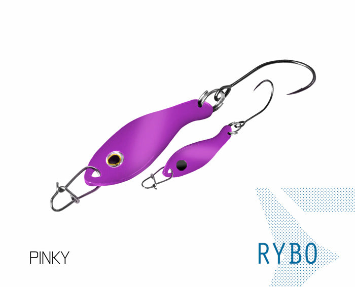 Lingurita oscilanta Delphin RYBO 0.5g PINKY Hook #8 Snap 00