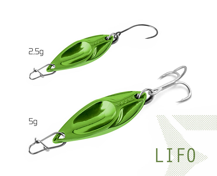Lingurita oscilanta Delphin LIFO 2.5g AURO Hook #8 Snap 00