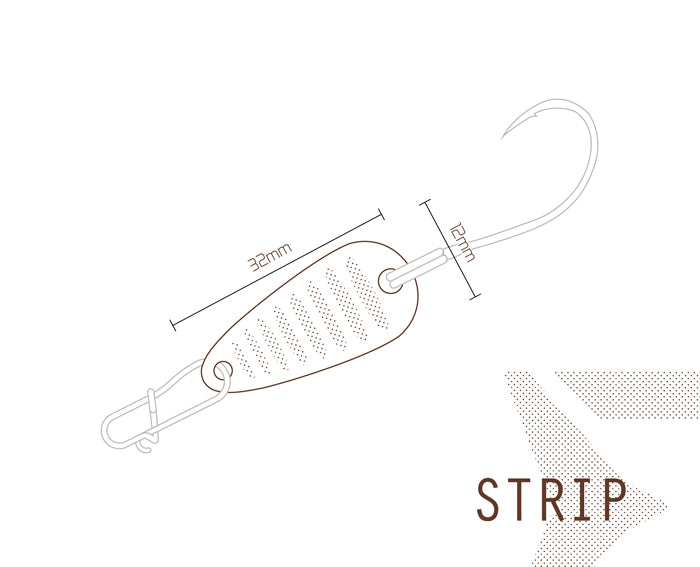 Lingurita oscilanta Delphin STRIP 2g WAMP Hook #8 Snap 00