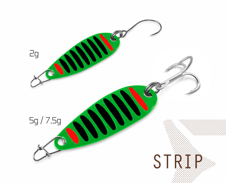 Lingurita oscilanta Delphin STRIP 2g WAMP Hook #8 Snap 00