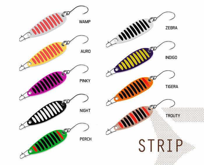 Lingurita oscilanta Delphin STRIP 5g PERCH hook #10
