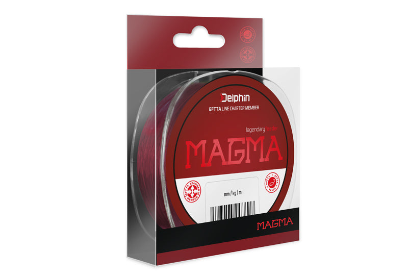 Monofilament Delphin MAGMA / vișiniu 0,165mm 2,5kg 200m