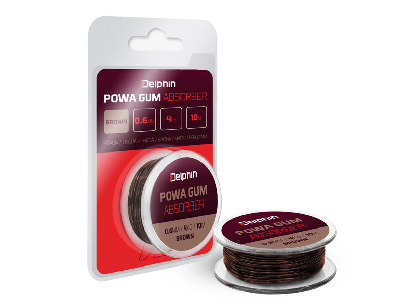 Delphin POWA GUM Absorber Maro 0.6mm/4kg/10m