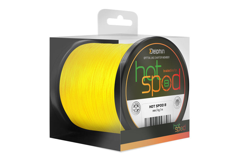 Delphin HotSPOD 8 / galben 0,14mm 9,6kg  300m