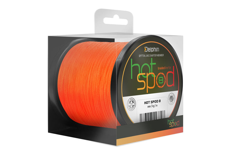Delphin HotSPOD 8 / portocaliu 0,14mm 9,6kg  300m
