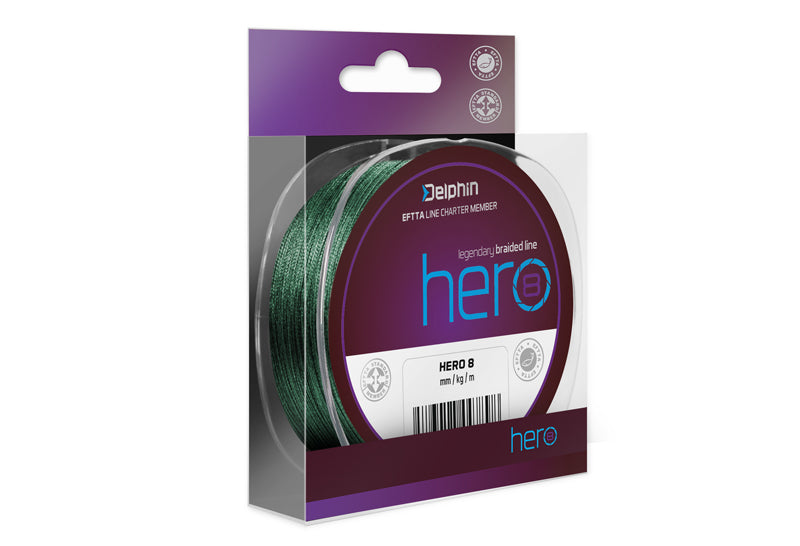 Delphin HERO 8 / verde 0,22mm 17,7kg  117m