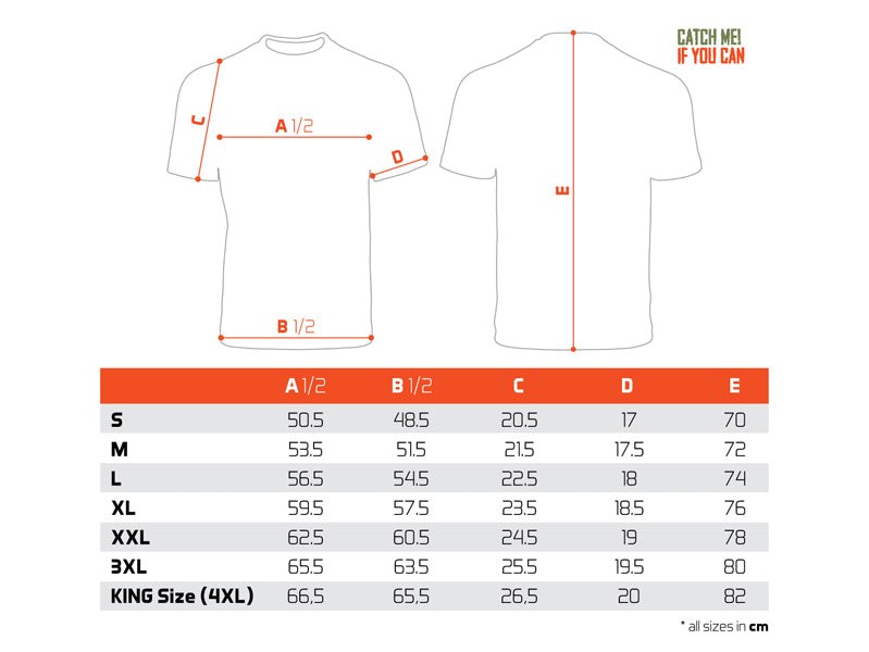 Tricou T-shirt Catch me! Știucă XXXL