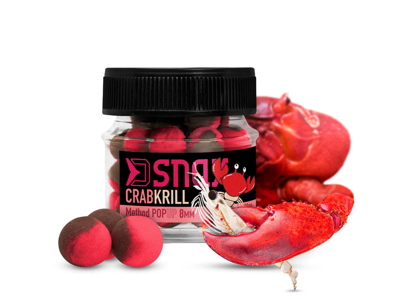 Momeală de cârlig D SNAX POP 8mm/20g Crab-Krill