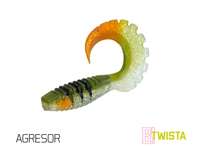Nălucă Soft Delphin TWISTA UVs / 5buc 8cm/TIGERA