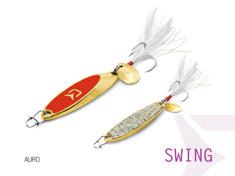 Lingura oscilantă Delphin SWING 15g WAMP hook #6