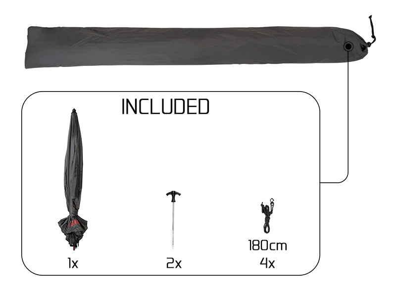 Umbrelă Delphin ATOMA RaceSHAD 250cm
