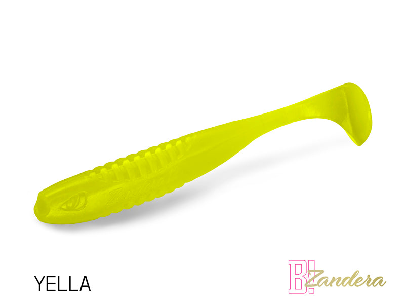 Nălucă Soft Delphin ZANDERA UVs / 5buc 10cm/YELLA