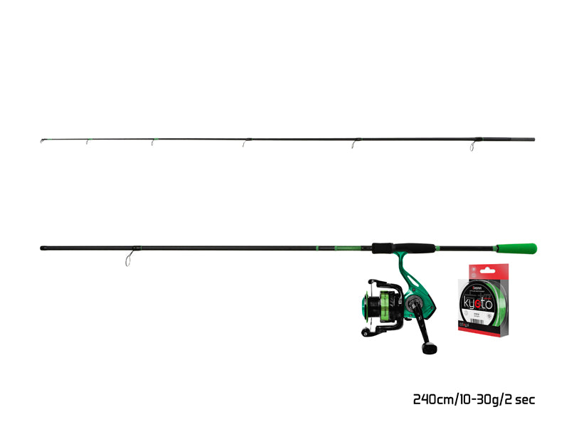 Combo spinning Delphin GreenSPIN 210cm/30g + 2T + 0,234mm