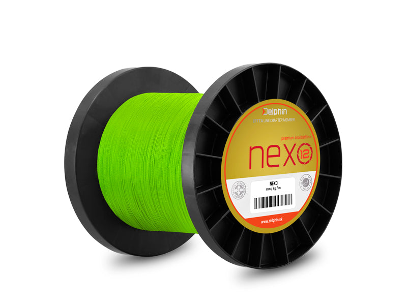 Delphin NEXO 12 / verde fluo 0,12mm 8,7kg 1300m