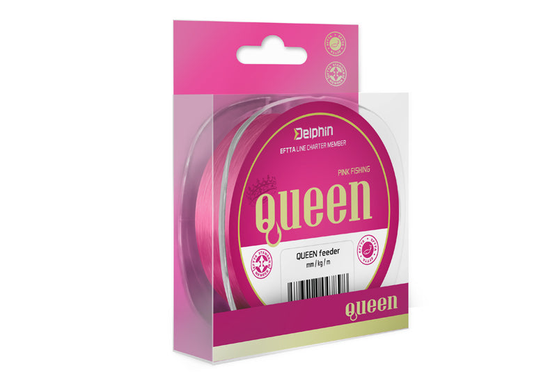 Delphin QUEEN Feeder / roz 0,18mm 2,7kg 300m