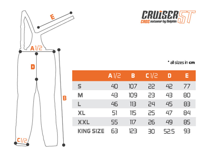 Pantaloni Delphin CruiserCROS 5T KING SIZE
