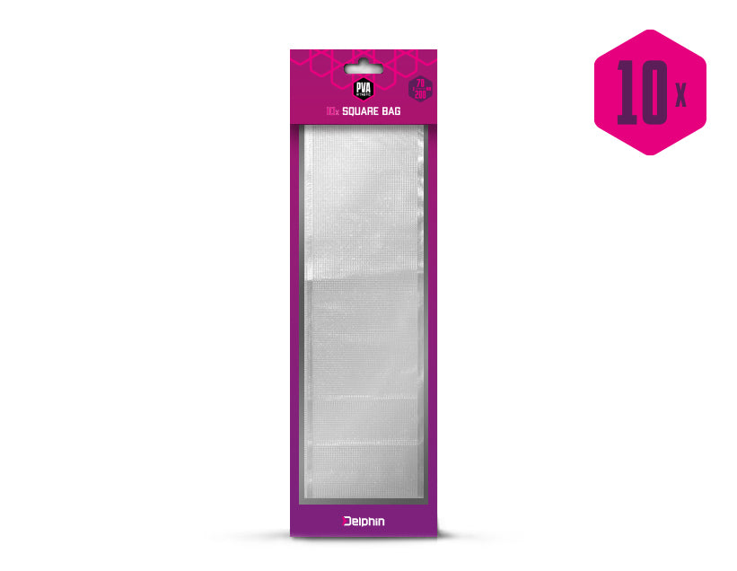 Saci PVA pătrați Delphin PVA n'tastic / 10buc 150x80mm
