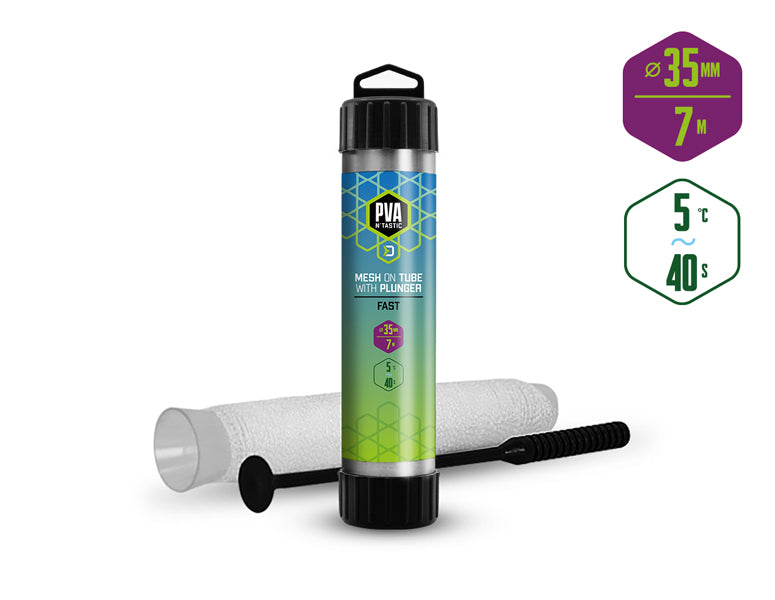 Plasă Delphin PVA n'tastic / TUB+PISTON /7m lată - 35 mm / dizolvare rapidă