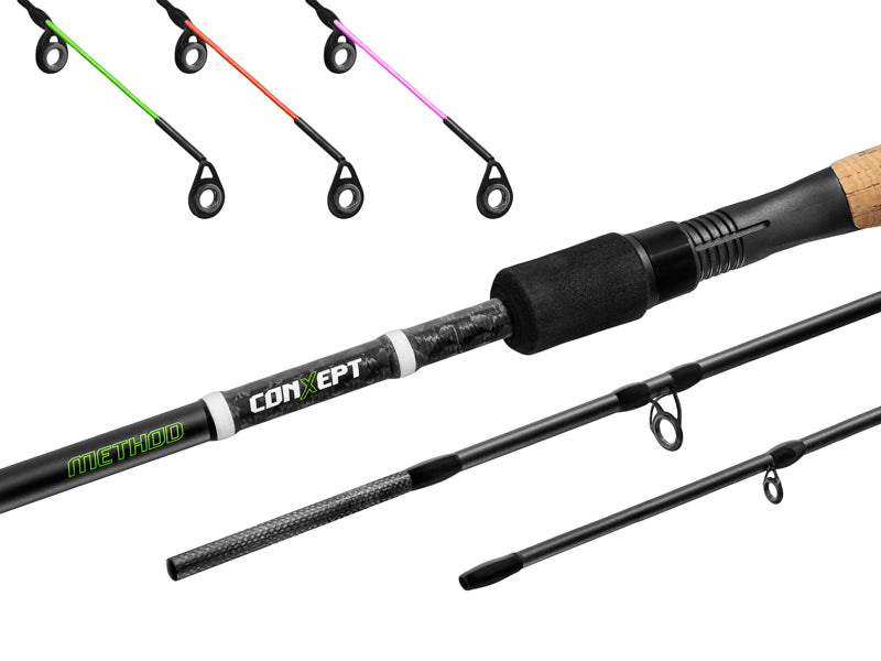 Delphin Method CONXEPT + 3 vărfuri 390cm/60g