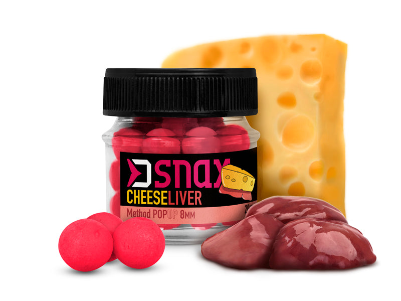 Momeală de cârlig D SNAX POP 8mm/20g Brânză-ficat