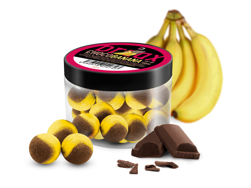 Momeală de cârlig Delphin BreaX POP 16mm/50g Ciocolată-Banană