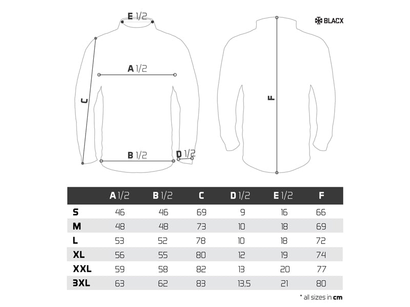 Îmbrăcăminte termică Delphin TUNDRA Blacx Bluza M
