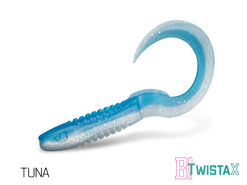 DuoPACK BOX Delphin TwistaX Eeltail UVs / 6x 5buc 15cm/BERRY