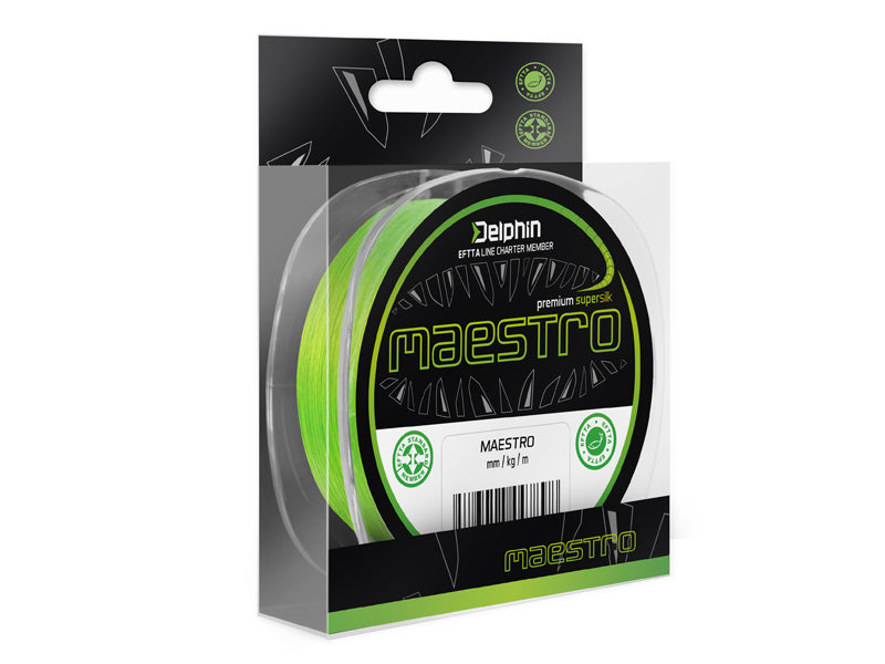 Delphin MAESTRO / verde fluo 0,17mm 10,0kg 150m