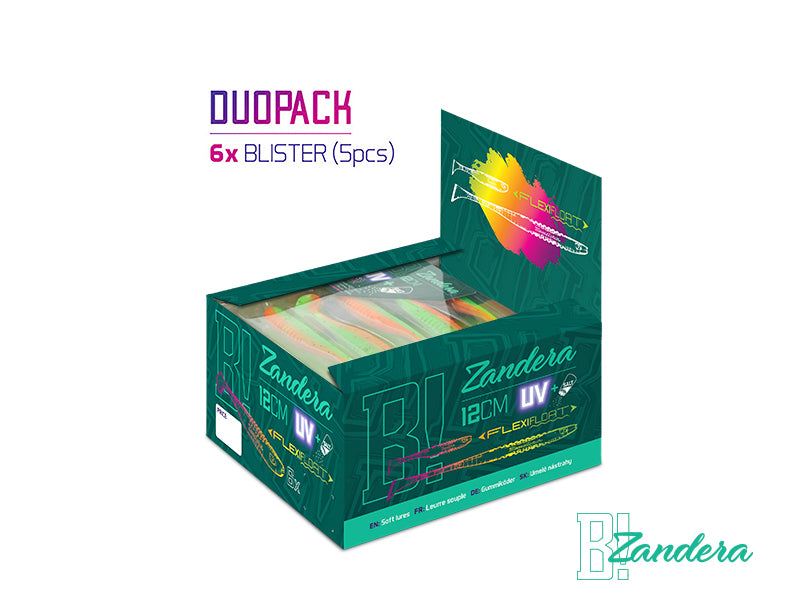 Nălucă Soft Delphin ZANDERA FlexiFLOAT UVs / 5buc 12cm/YETI