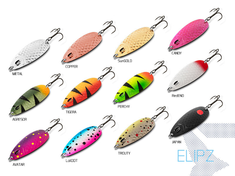 Lingură Delphin ELIPZ FullSCALE 12g AVATAR Hook #2