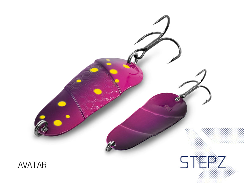 Lingură Delphin STEPZ StripSCALE 10g SunGOLD Hook #2