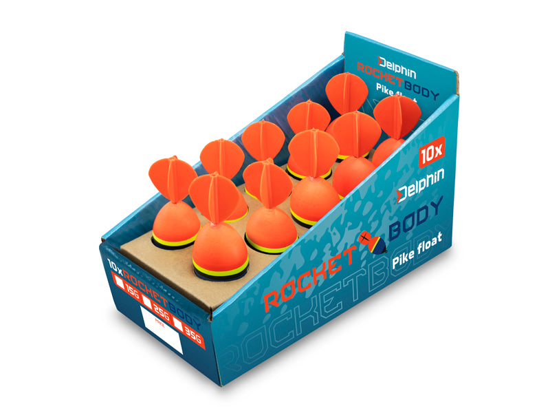 Plută pentru știucă Delphin RocketBODY 35g