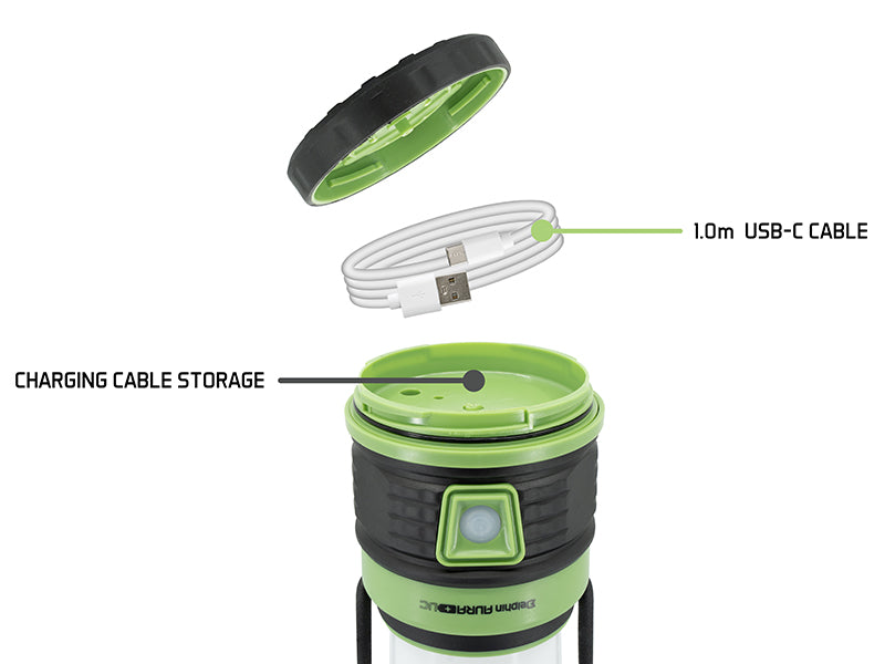 Lanternă de camping Delphin AURA+ UC 8,5W 5400mAh
