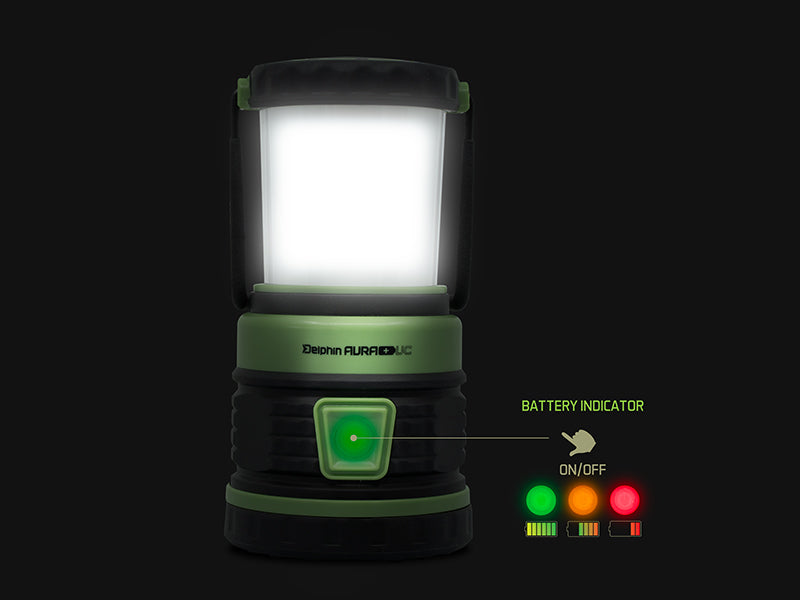 Lanternă de camping Delphin AURA+ UC 8,5W 5400mAh