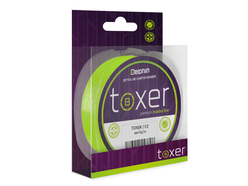 Delphin TOXER / verde fluo 0,12mm 5,2kg 150m