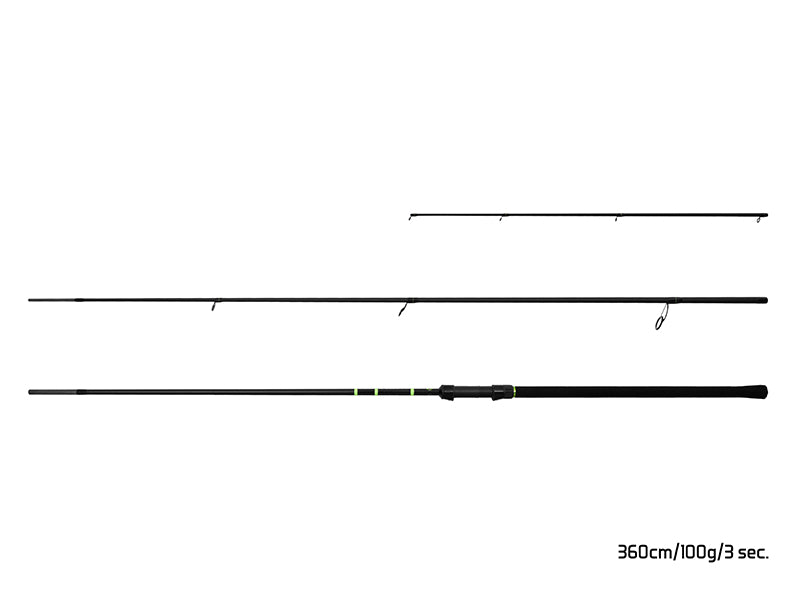 Delphin FEEDERA + 2 vărfuri 360cm/100g/3 tronsoane