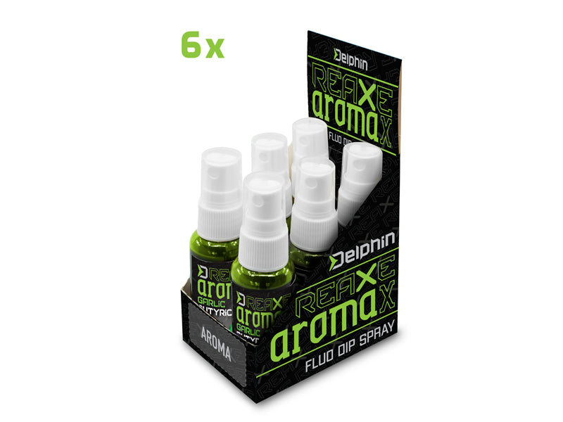 Dip spray Delphin AromaX/30 ml Usturoi-Butyric/fluo verde