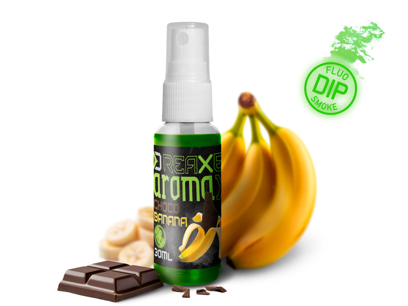 Dip spray Delphin AromaX/30 ml Ciocolată-Banană/fluo verde