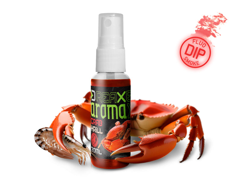 Dip spray Delphin AromaX/30 ml Crab-Krill/roșu