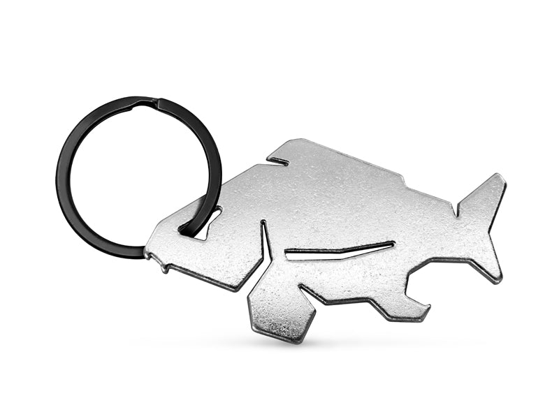 Breloc cu deschizător de sticle Delphin CARPENER argint argint