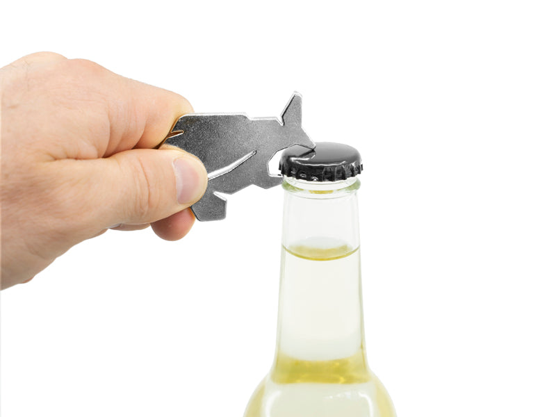 Breloc cu deschizător de sticle Delphin CARPENER argint argint