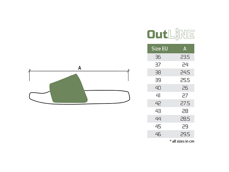 Sandale slide Delphin OutLINE CARP 41