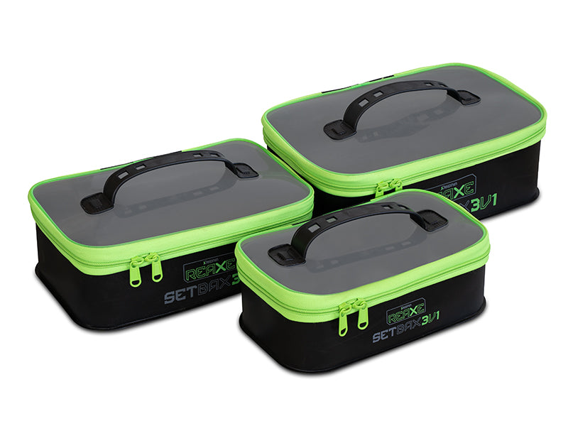 Set de genți Delphin REAXE SetBAX 3in1 30x20x11cm / 28x18x10cm / 26x16x9cm