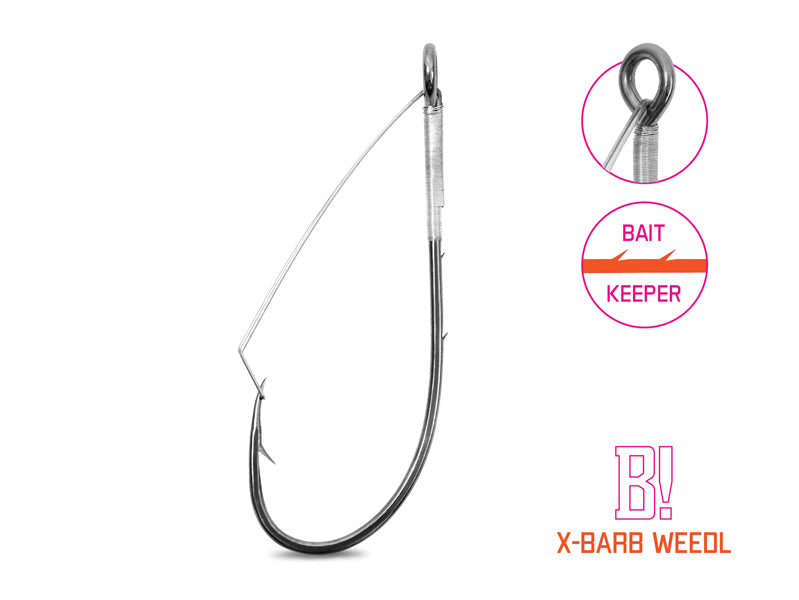 Cârlig Cheburashka Delphin B! X-BARB WEEDLESS / 8buc 1/0