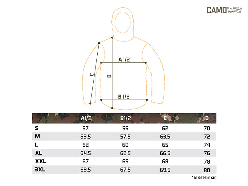 Geacă Delphin CamoWAY XL