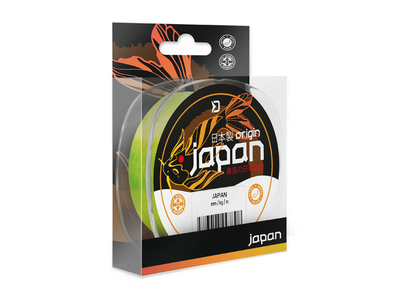 Monofilament Delphin JAPAN Origin / Galben fluo 0,181mm 2,91kg 350m