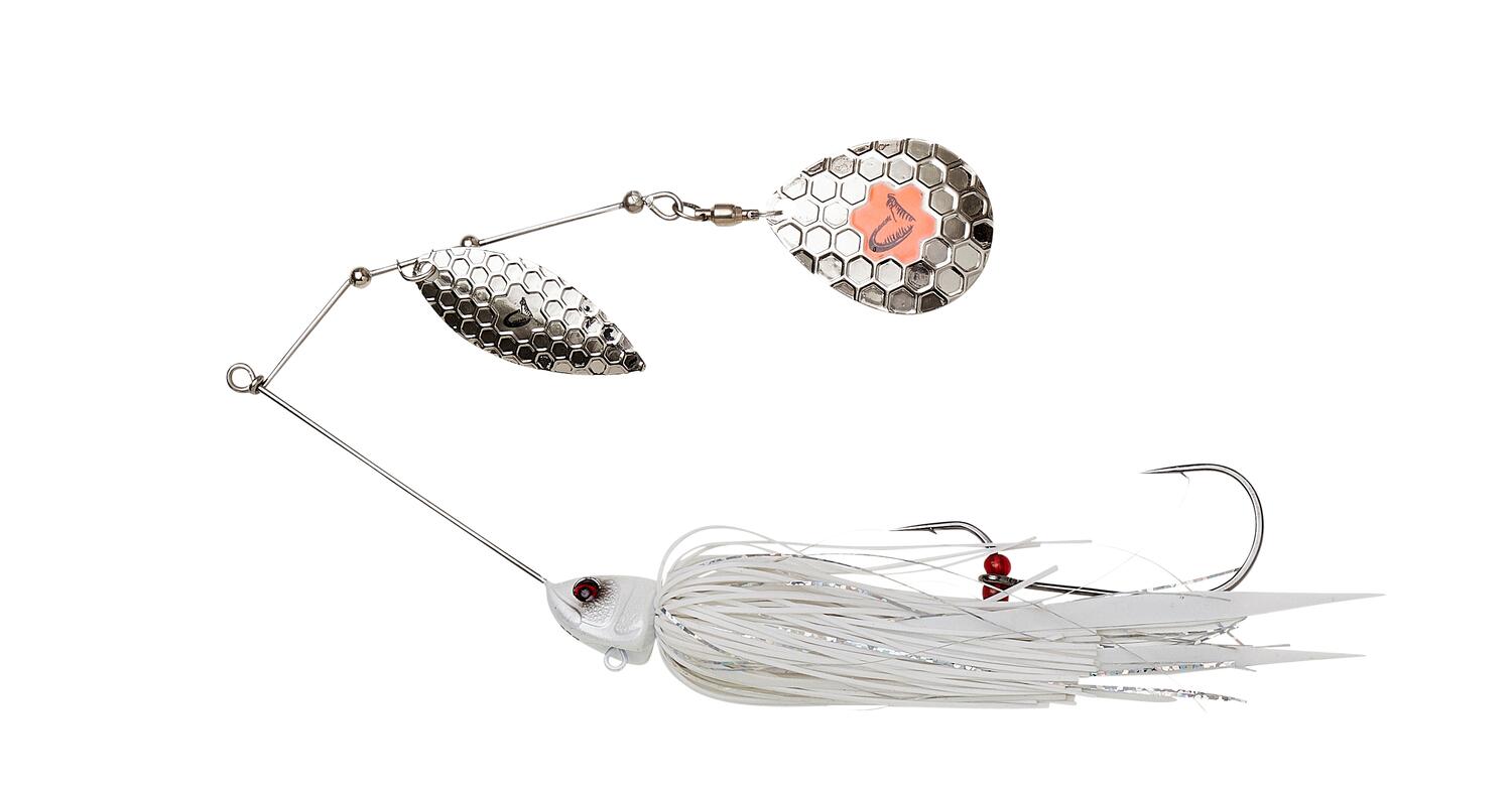 SPINNERBAIT DA BUSH 16CM/32G SINKING WHITE SILVER