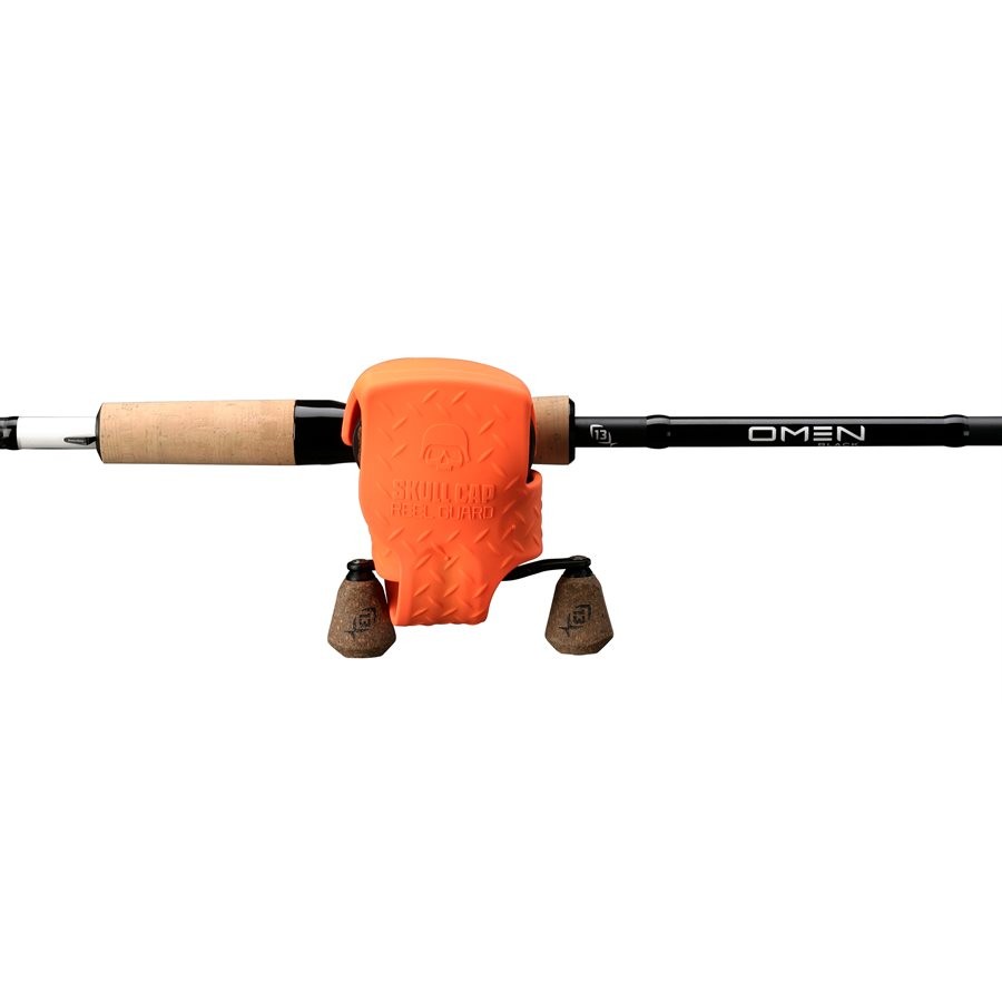 13 FISHING SKULL CAP TX ORANGE - protectie mulinete casting