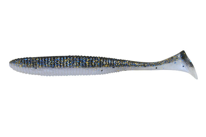 SHAD RHYTHM WAVE 3,8INCH BLUEGILL/PEARL WHITE 7BUC/PL
