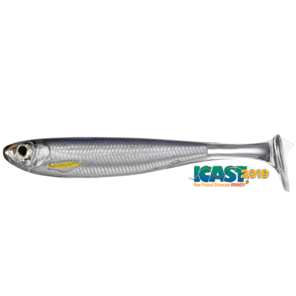 SLOWROLL SHINER PADDLE TAIL 10CM 951 SILVER/SMOKE